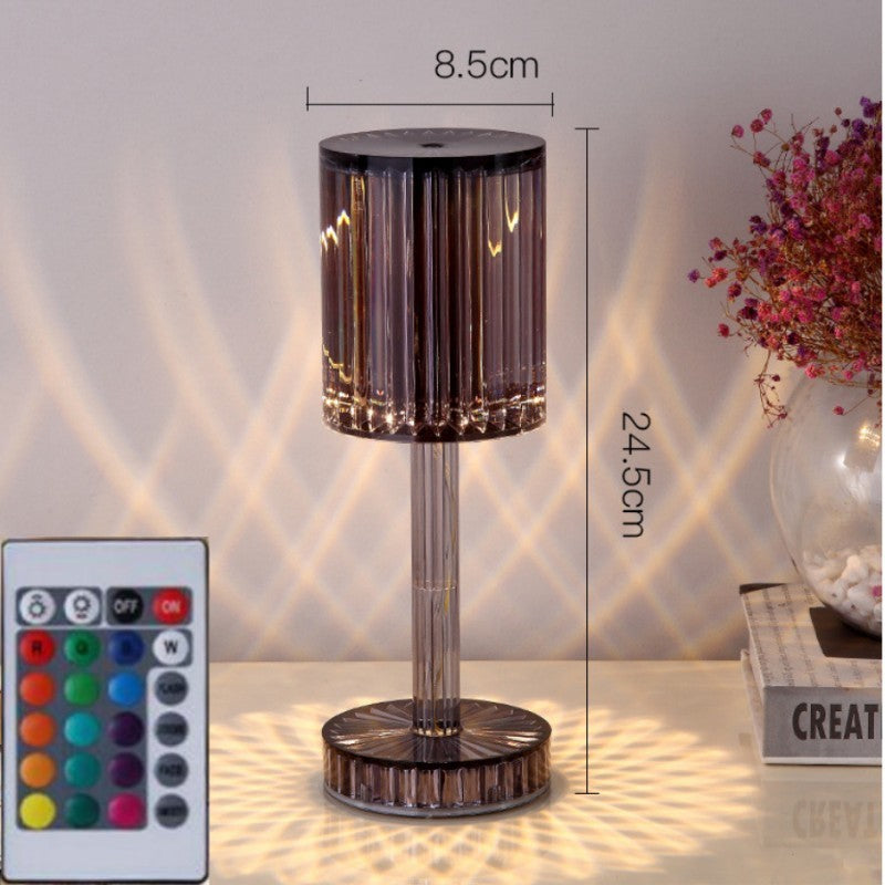 New Crystal Table Lamp Hotel Decoration Diamond Romantic Warm Led